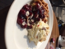 warme kersen wafel